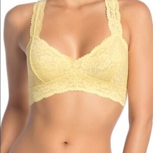 NWT Free People Galloon Lace Racerback Bralette